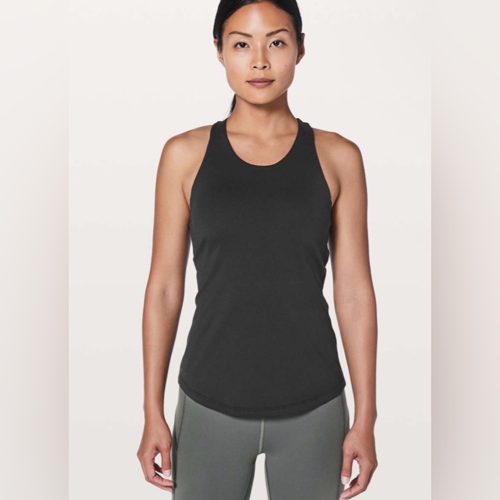 Lululemon Sweat Reps 2 In 1 Tank in Black